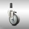 Service Caster 4 Inch 316SS Thermoplastic Rubber Wheel Swivel 1 Inch Expanding Stem Caster SCC-SS316EX20S414-TPRB-1 - alternate 1